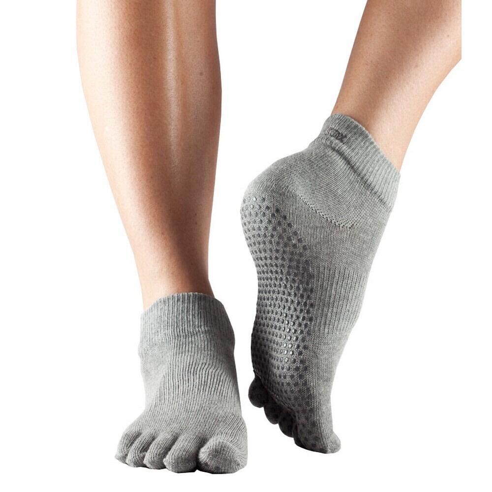 FITNESS-MAD Womens/Ladies Toe Socks (Grey Heather)