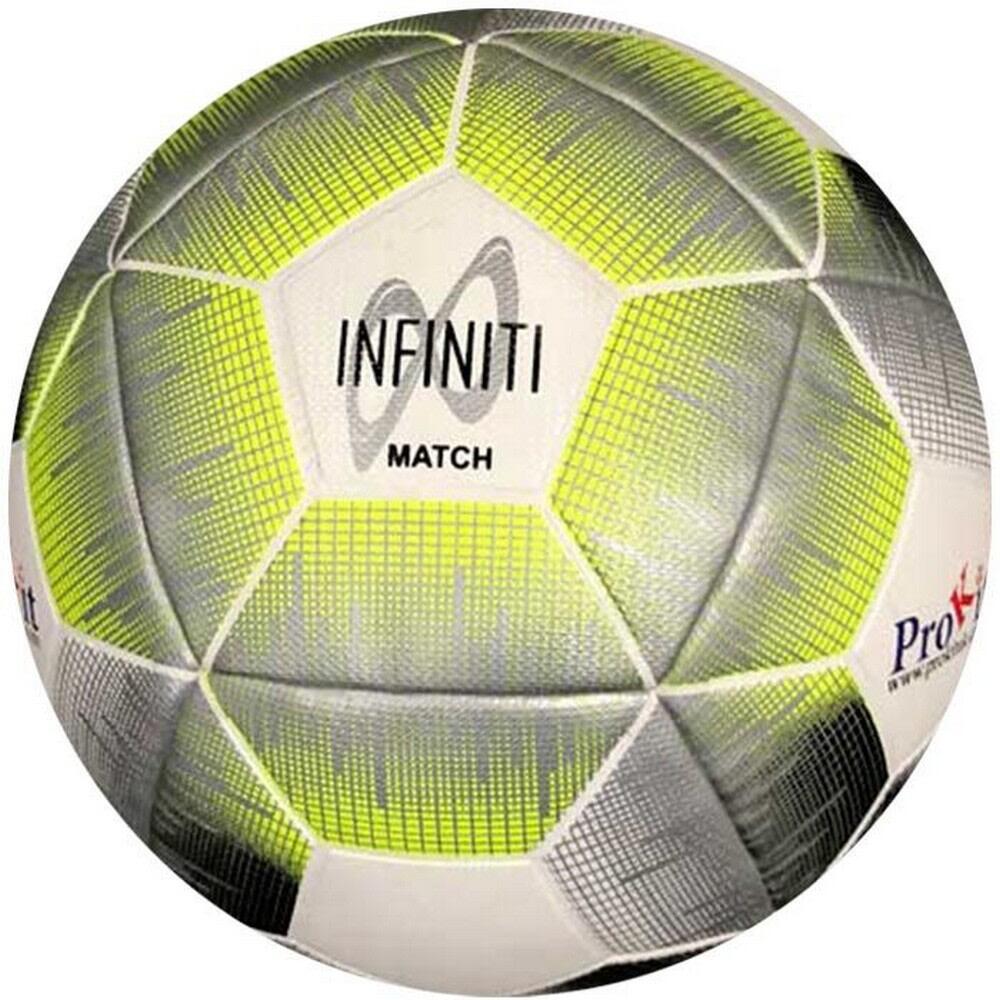 SAMBA Infiniti Match Football (White/Silver/Fluorescent Yellow)