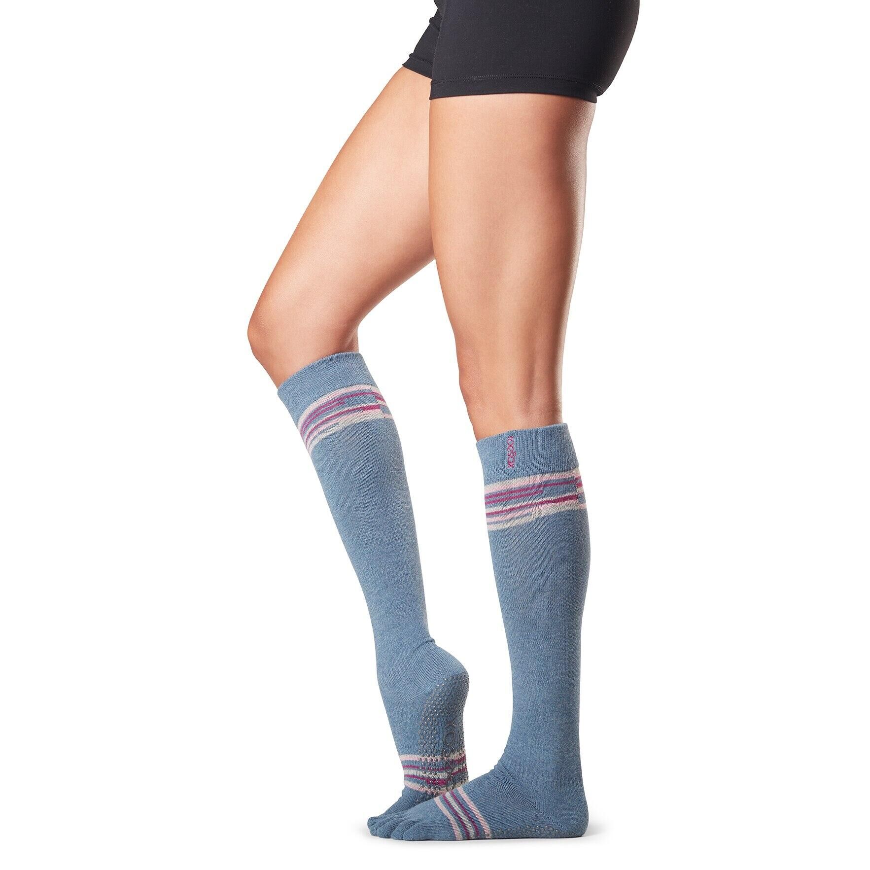 FITNESS-MAD Womens/Ladies Gypsy Toe Socks (Blue)