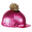 Metallic Hat Cover (Pink)
