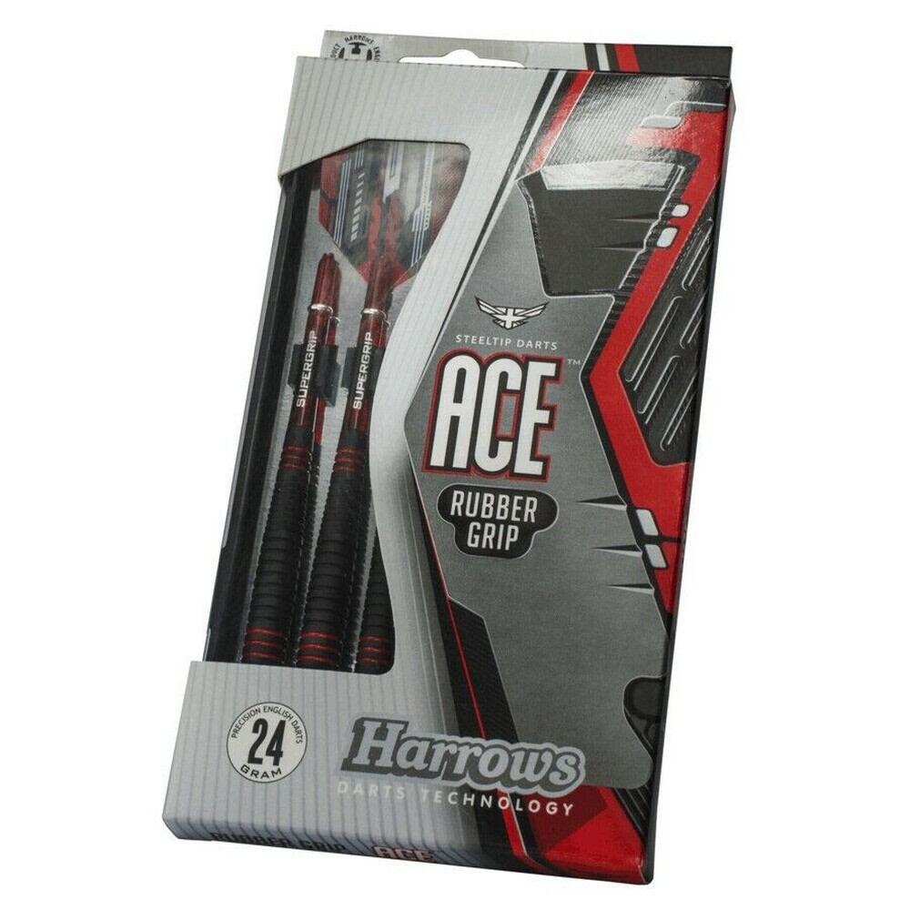 Ace Gripped Darts (Pack of 3) (Black/Red) 2/2