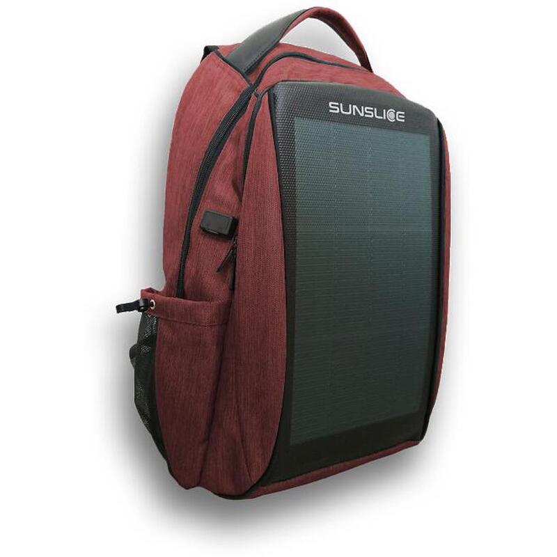 Sunslice "Zenith" Solar-Rucksack mit 8W Batterieladegerät