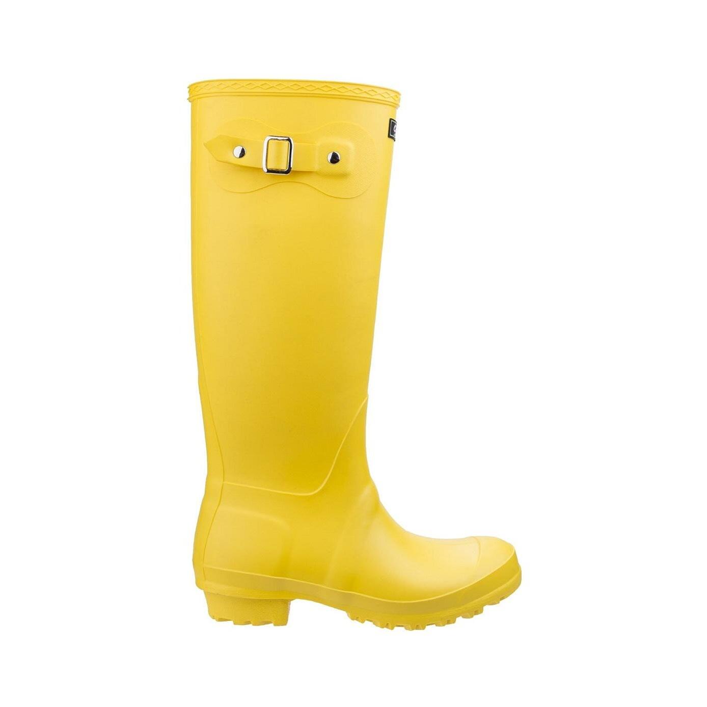 Sandringham BuckleUp Womens Wellington Boots (Yellow) 2/5