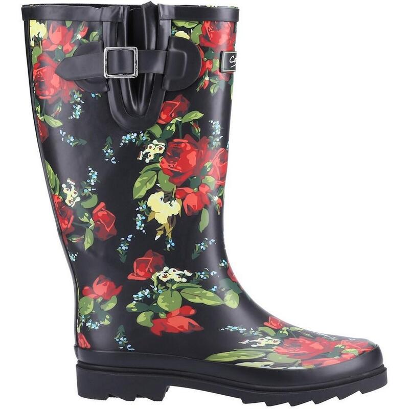 Bottes de pluie Femme (Noir / Rouge)