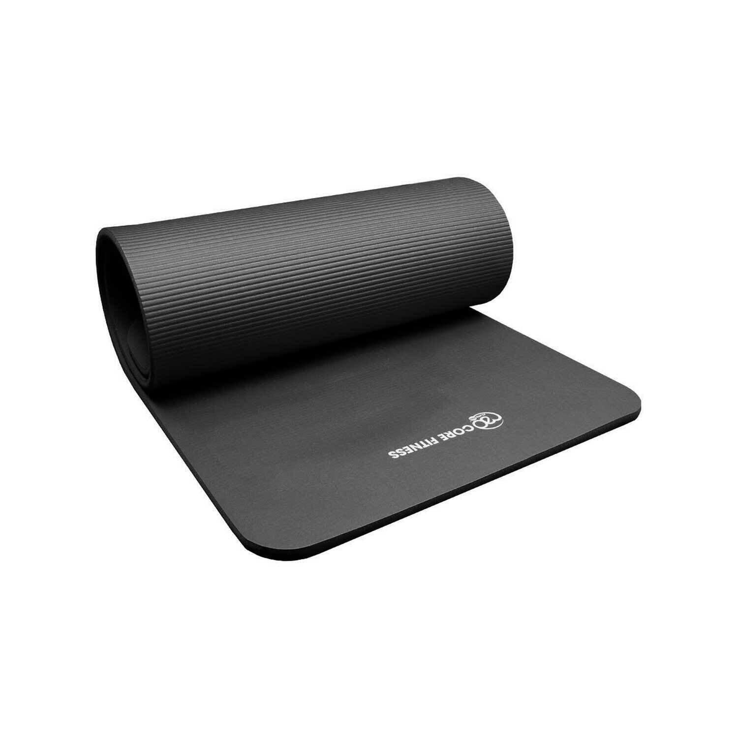 FITNESS-MAD Core Fitness Yoga Mat (Black)