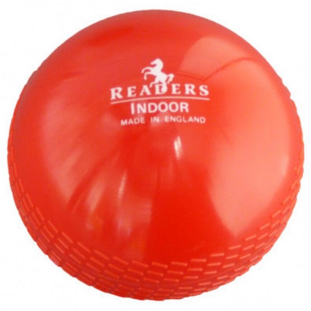 READERS Indoor Cricket Ball (Red/White)