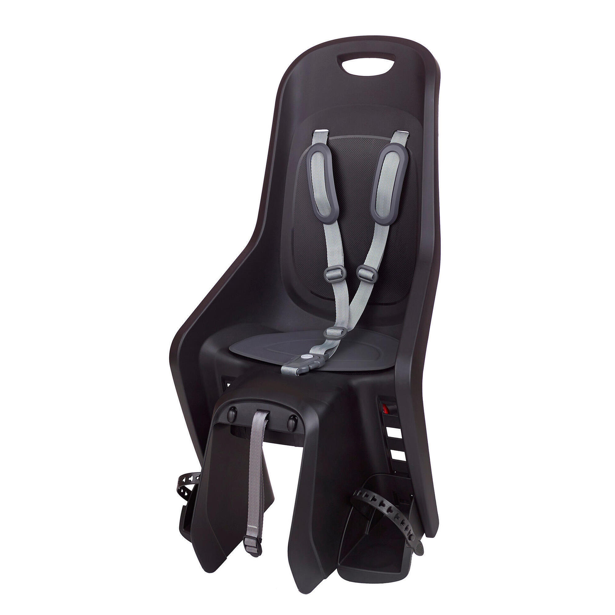 POLISPORT MOVE Seggiolino Posteriore Bambini Bici Portapacchi  Bubbly Nero / Grigio Scuro
