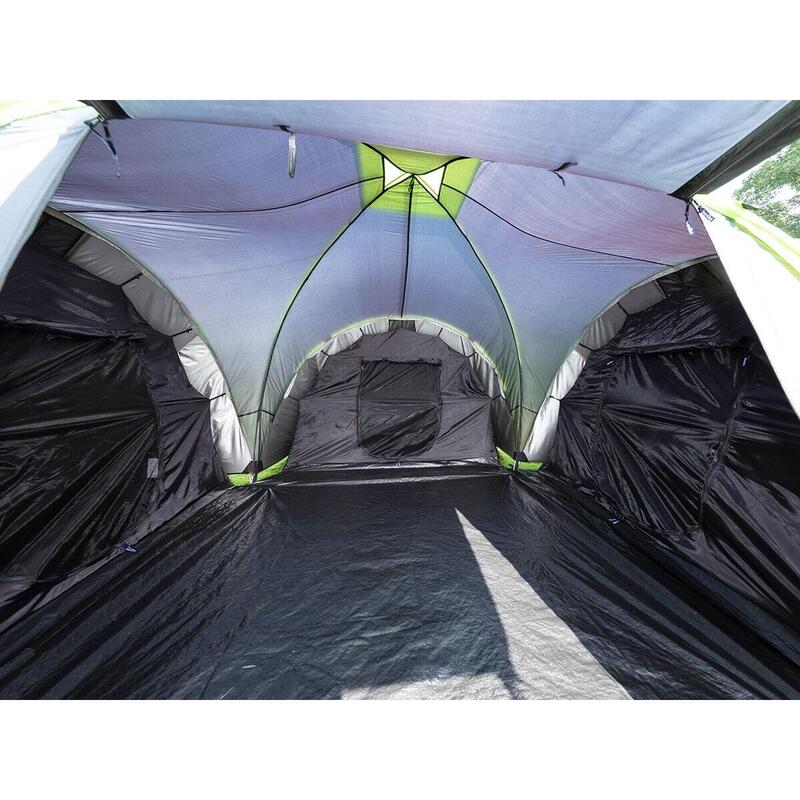 Tenda de campismo - Daytona XXL 6 pessoas - cúpula - 3x cabina de dormir