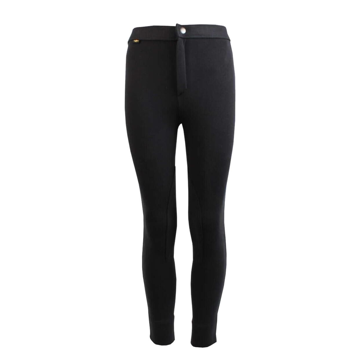 SAXON Womens/Ladies Warm Up Cotton Jodhpurs II (Black)