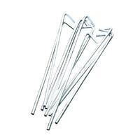 7 Piquets de tente en acier (Argent)