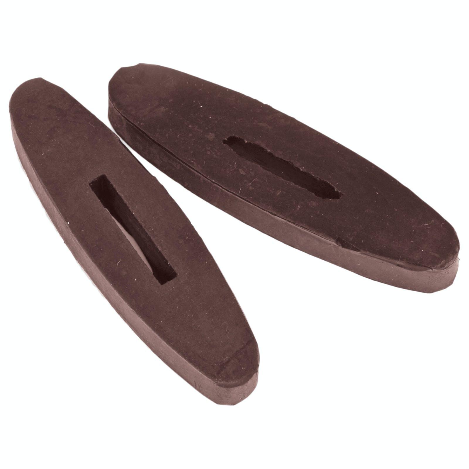 Rubber Horse Rein Stops (Pack Of 2) (Brown) 1/3