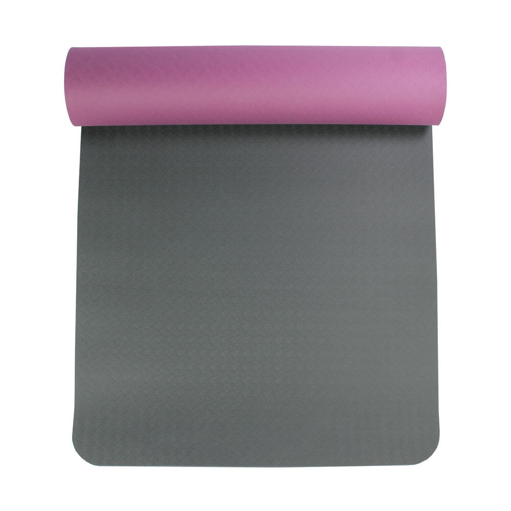 Evolution Deluxe Yoga Mat (Aubergine Purple/Grey) 2/4