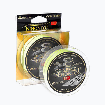 Tresse Nihonto Octa 0,23mm 20,8kg 150m fluo