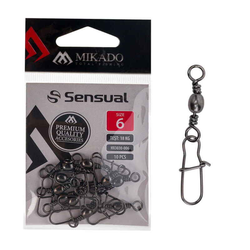 Mikado barrel swivel safety pins 10 pcs.