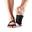 Unisex Adult Releve Dance Half Toe Socks (Black)