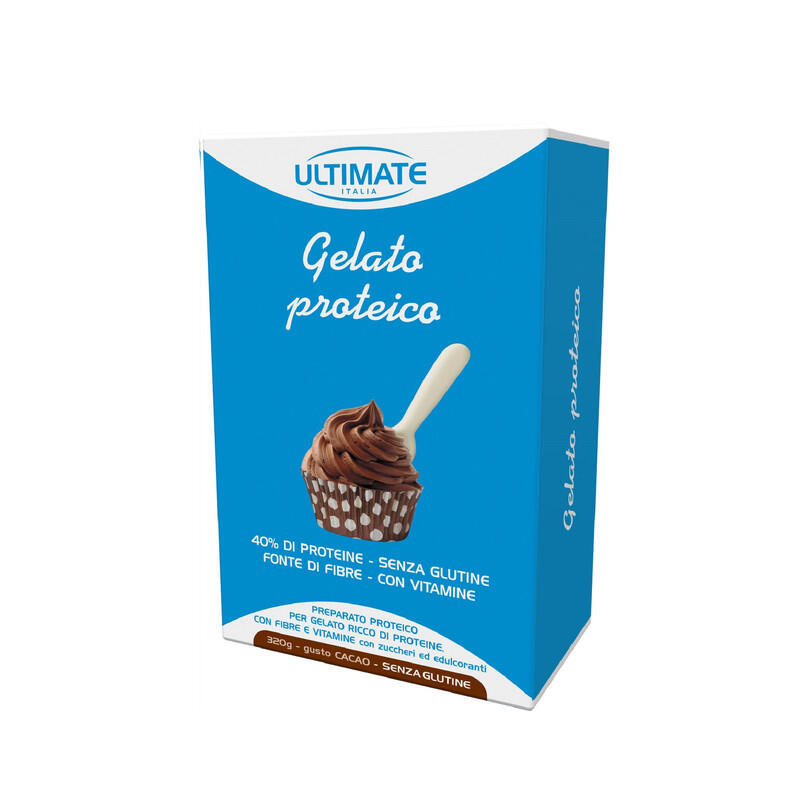 Integratore alimentare - GELATO PROTEICO CACAO - 320g