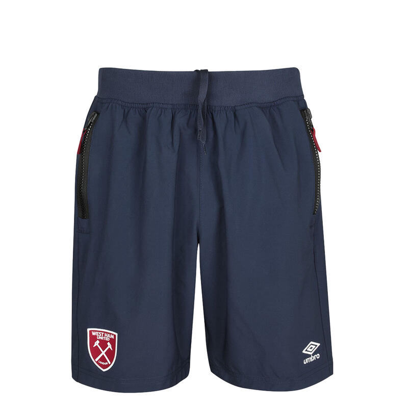 West Ham United FC Shorts für Reise Kinder Dunkel-Marineblau