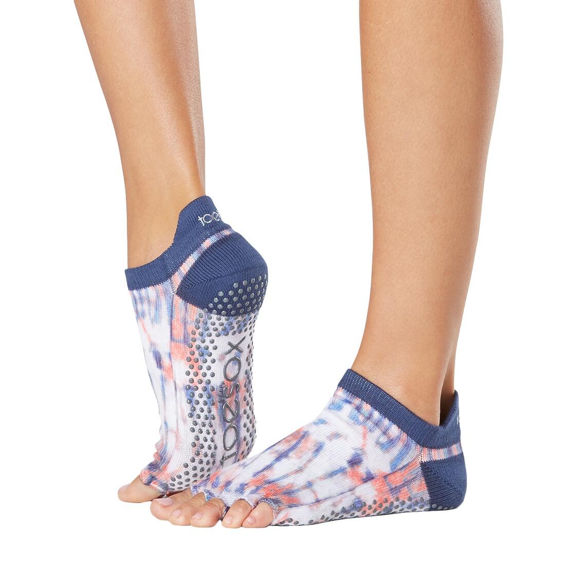 FITNESS-MAD Womens/Ladies Santa Fe Half Toe Socks (Blue)