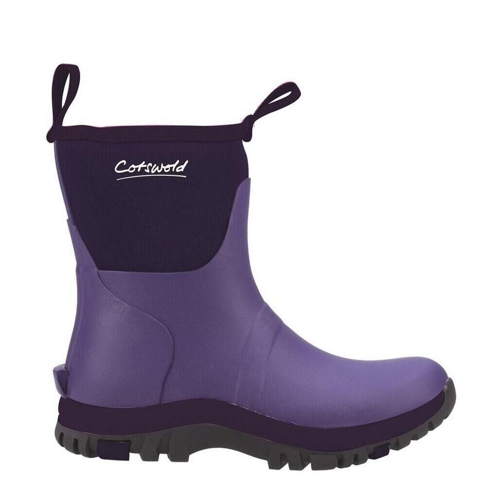 COTSWOLD Womens/Ladies Blaze Neoprene Wellington Boots (Purple)