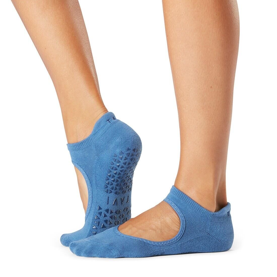 FITNESS-MAD Womens/Ladies Emma Sapphire Gripped Socks (Blue)