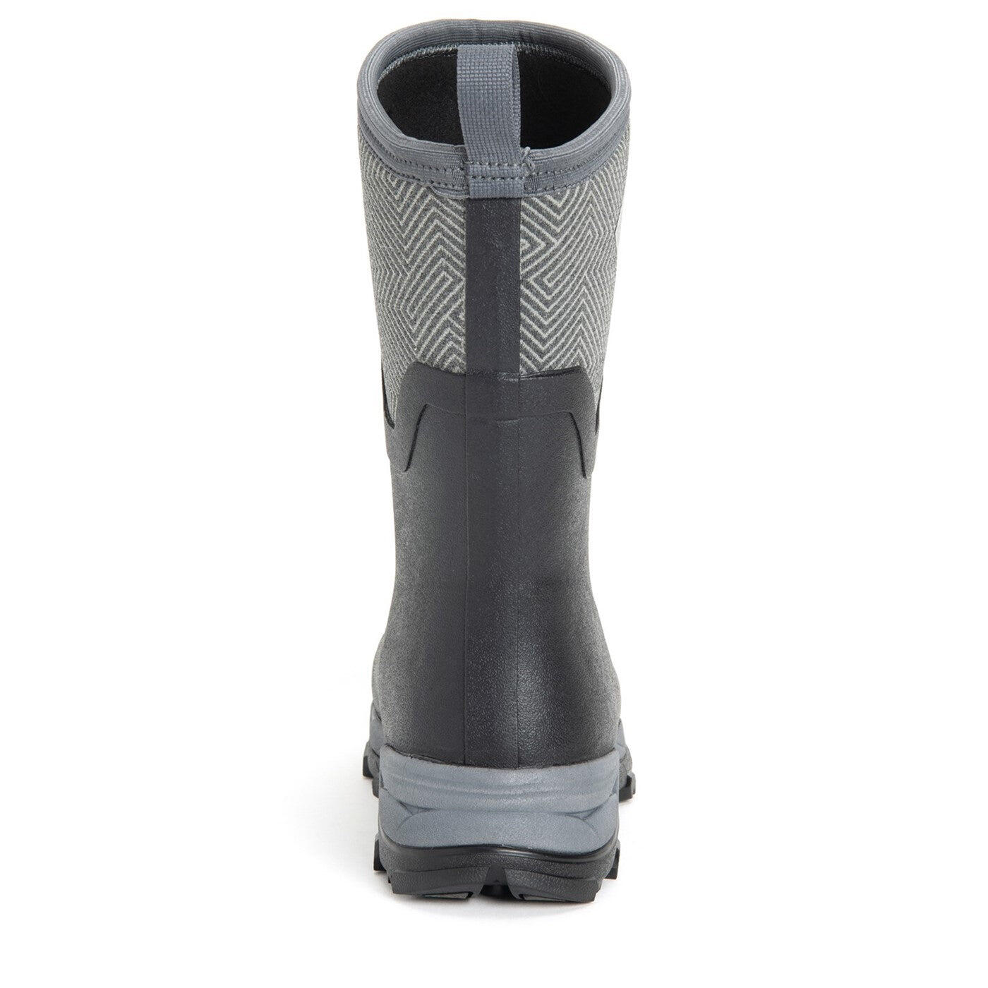 Womens/Ladies Arctic Ice Vibram Geometric Wellington Boots (Black/Grey) 2/4