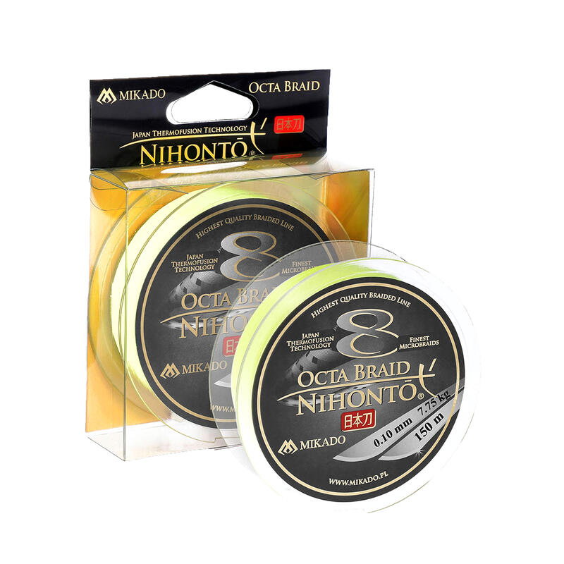 Plecionka Linka Wędkarska Mikado Nihonto Octa Braid Fluo 0.12 Mm 150 M