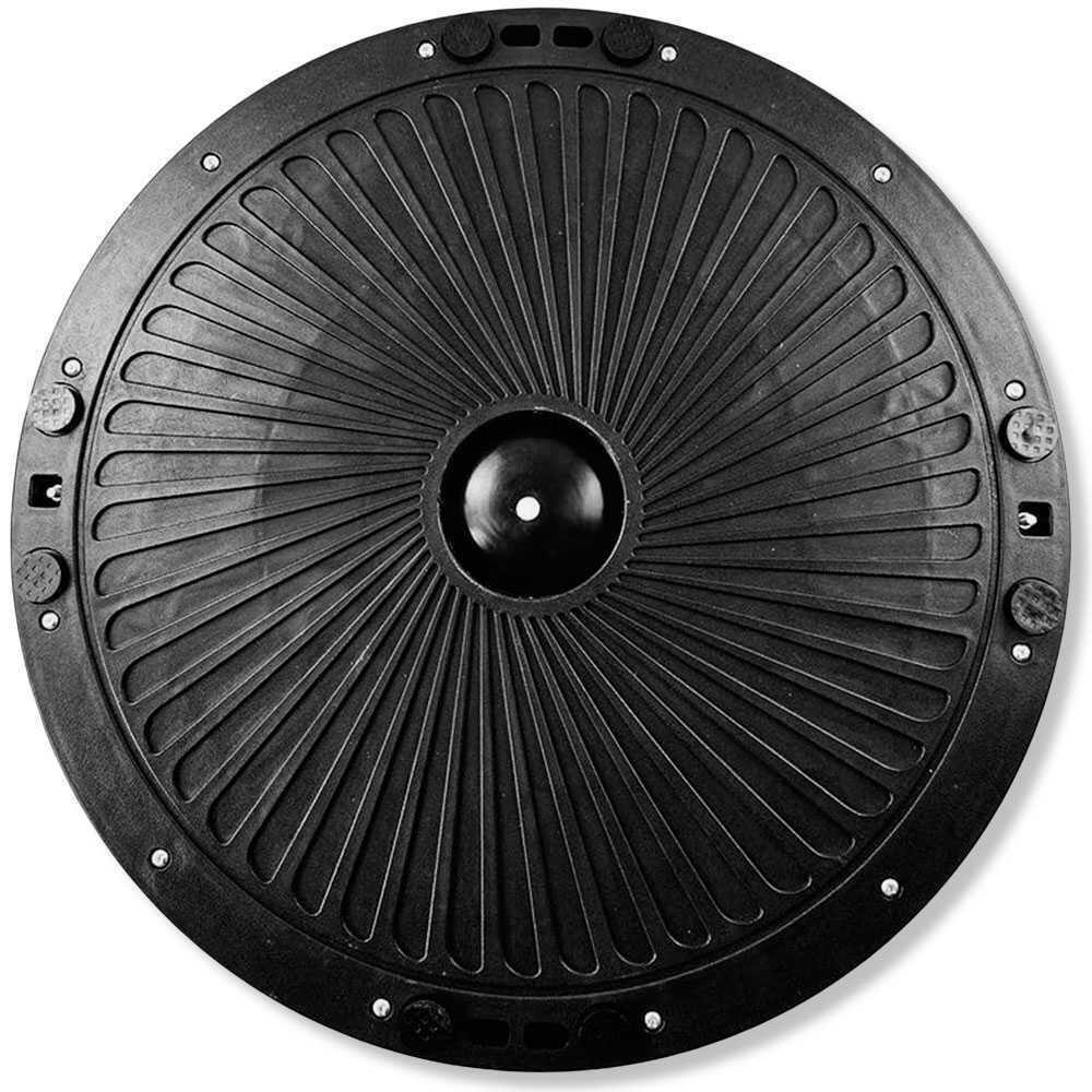Semiesfera de Equilibrio StrongerFit 58 cm Gris con Tensores e Inflador 3/3
