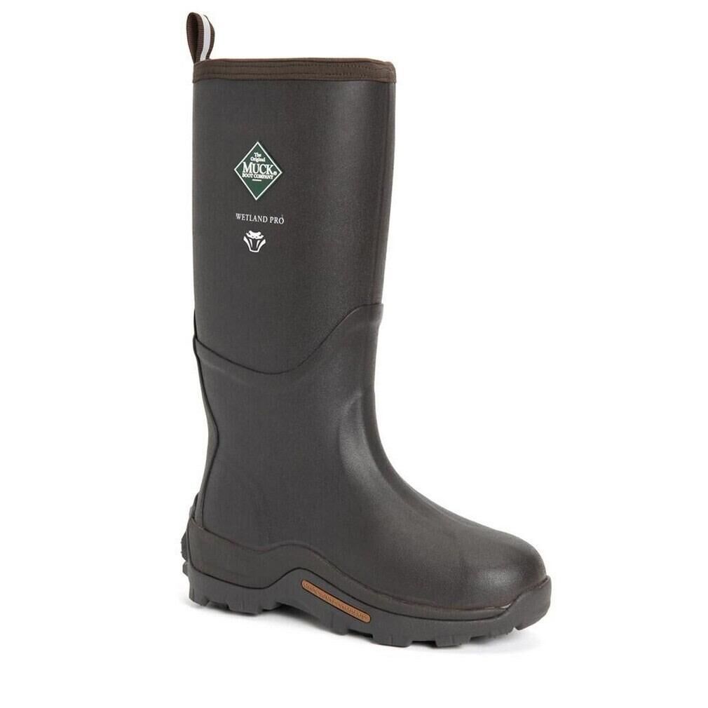 MUCK BOOTS Mens Wetland Pro Wellington Boots (Brown)