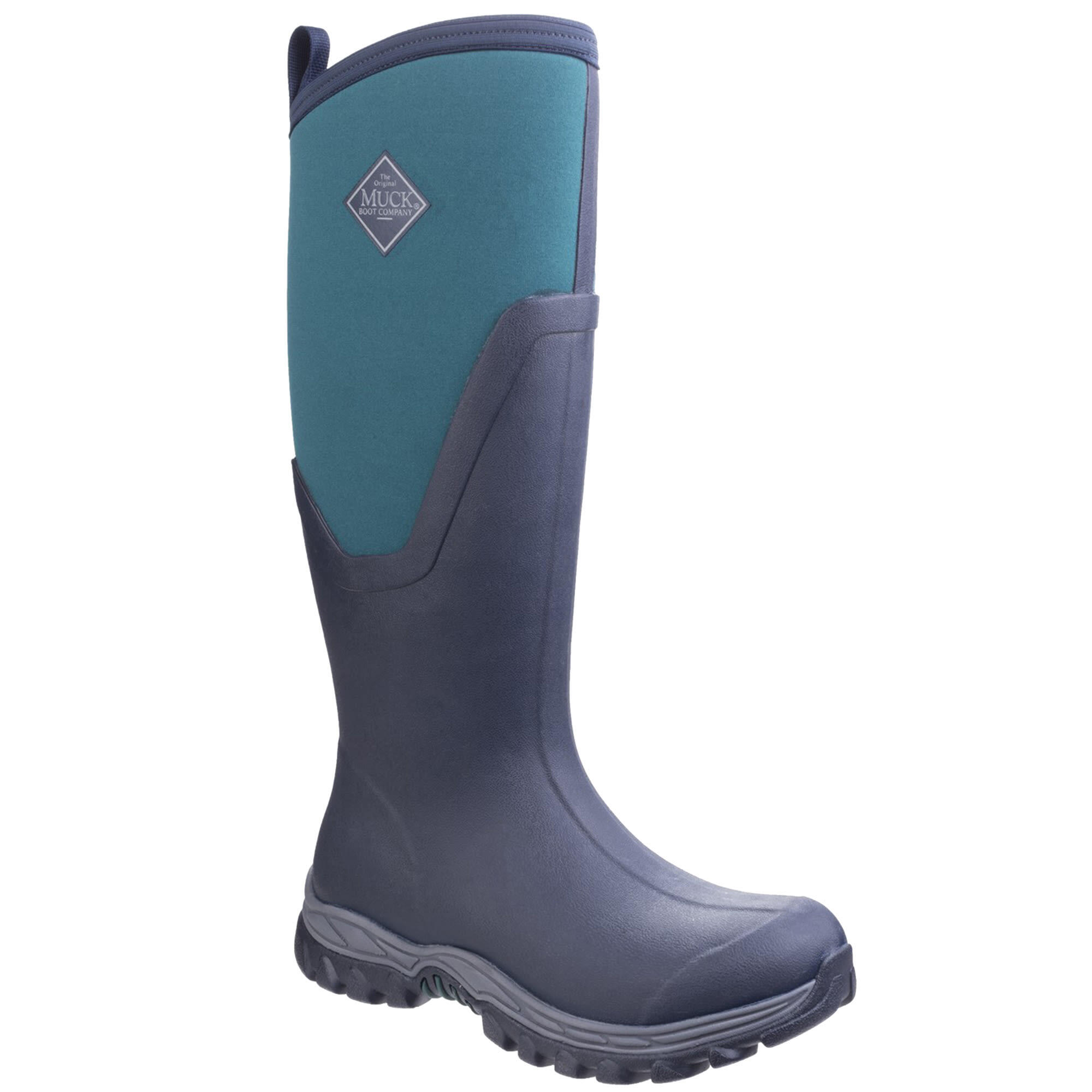 MUCK BOOTS Womens/Ladies Arctic Sport Tall II Pull On Wellington Boots (Navy/Spruce)