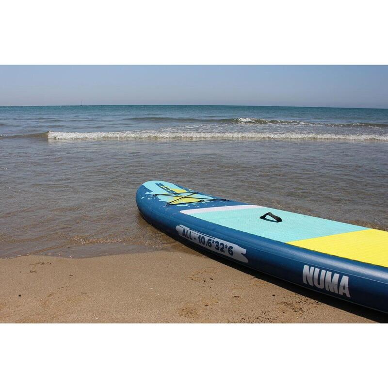 Paddle surf insuflável NUMA ALL 10.6 · 10’6″x32″x6″ · 110kg (max. 140kg)