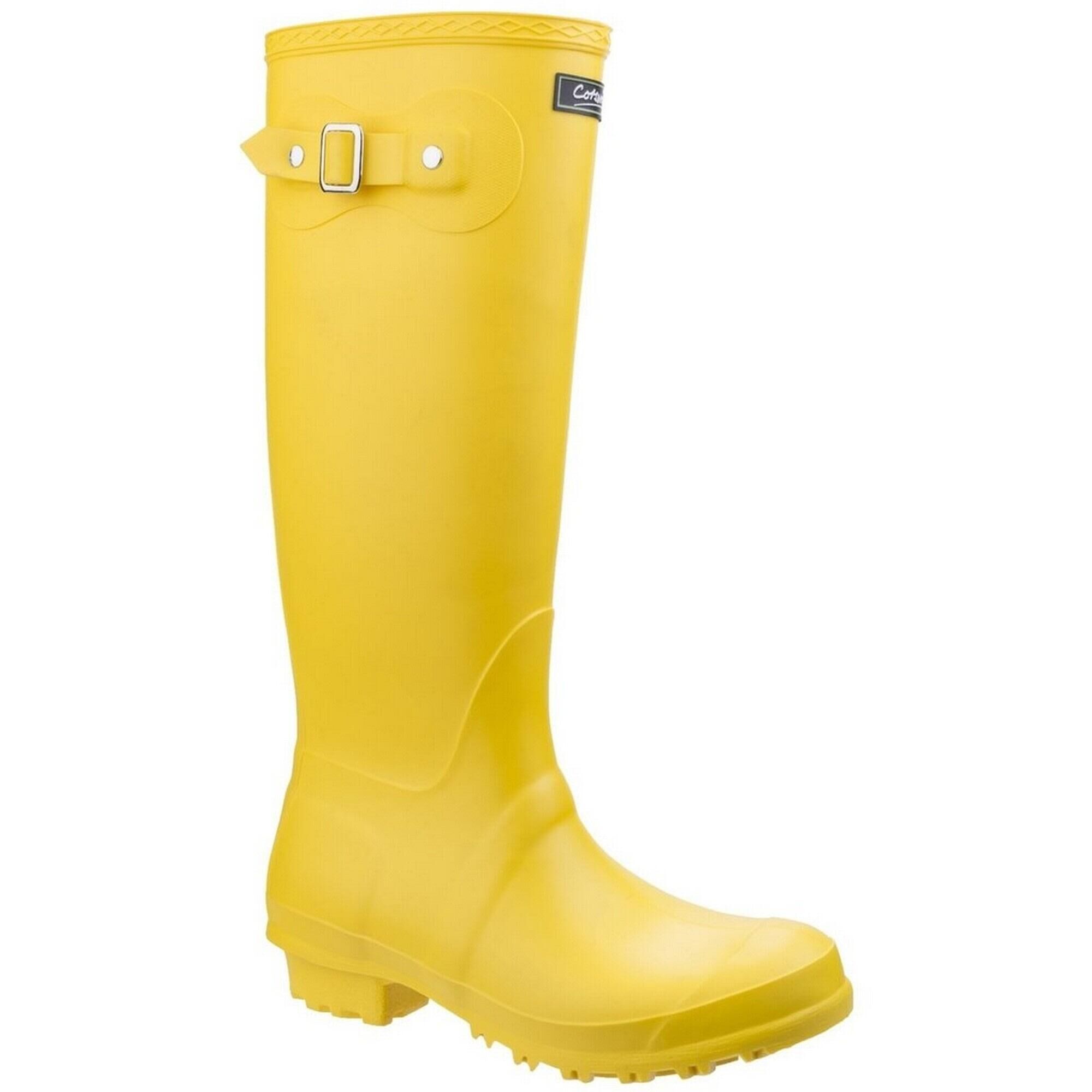 COTSWOLD Sandringham BuckleUp Womens Wellington Boots (Yellow)
