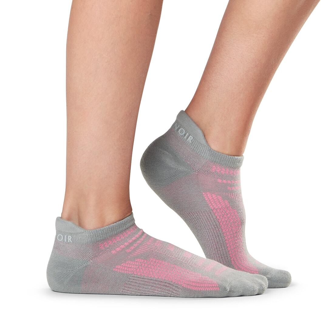 Womens/Ladies Bellarina Gypsy Half Toe Socks (Light Blue/Pink) FITNESS-MAD  - Decathlon