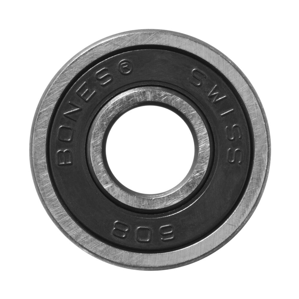 BONES SWISS BEARINGS - FOR SKATEBOARDS AND SCOOTERS - 8mm 8 PACK 3/4