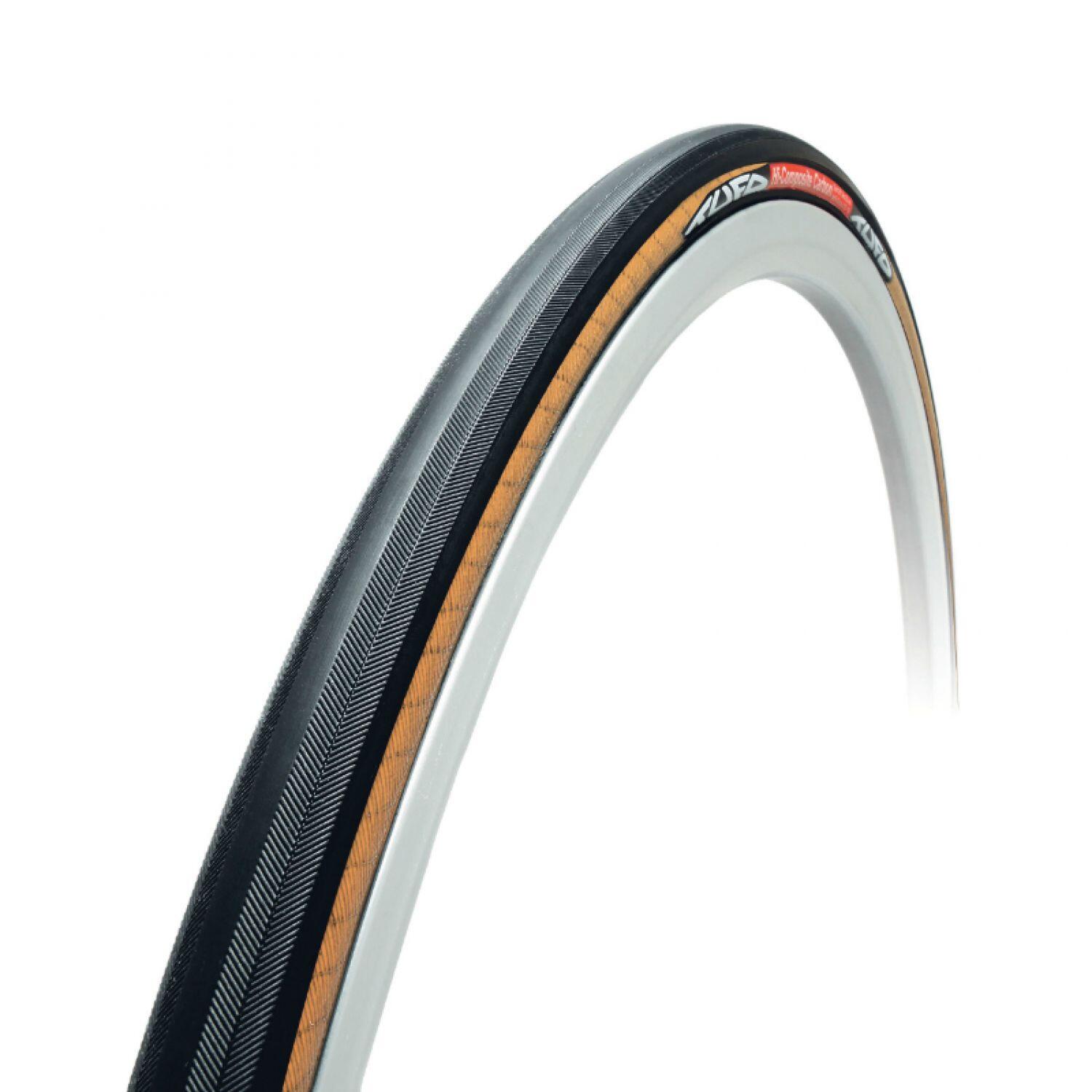 Boyau route 700 x 28 tufo hi composite carbon noir beige 250g TUFO Decathlon