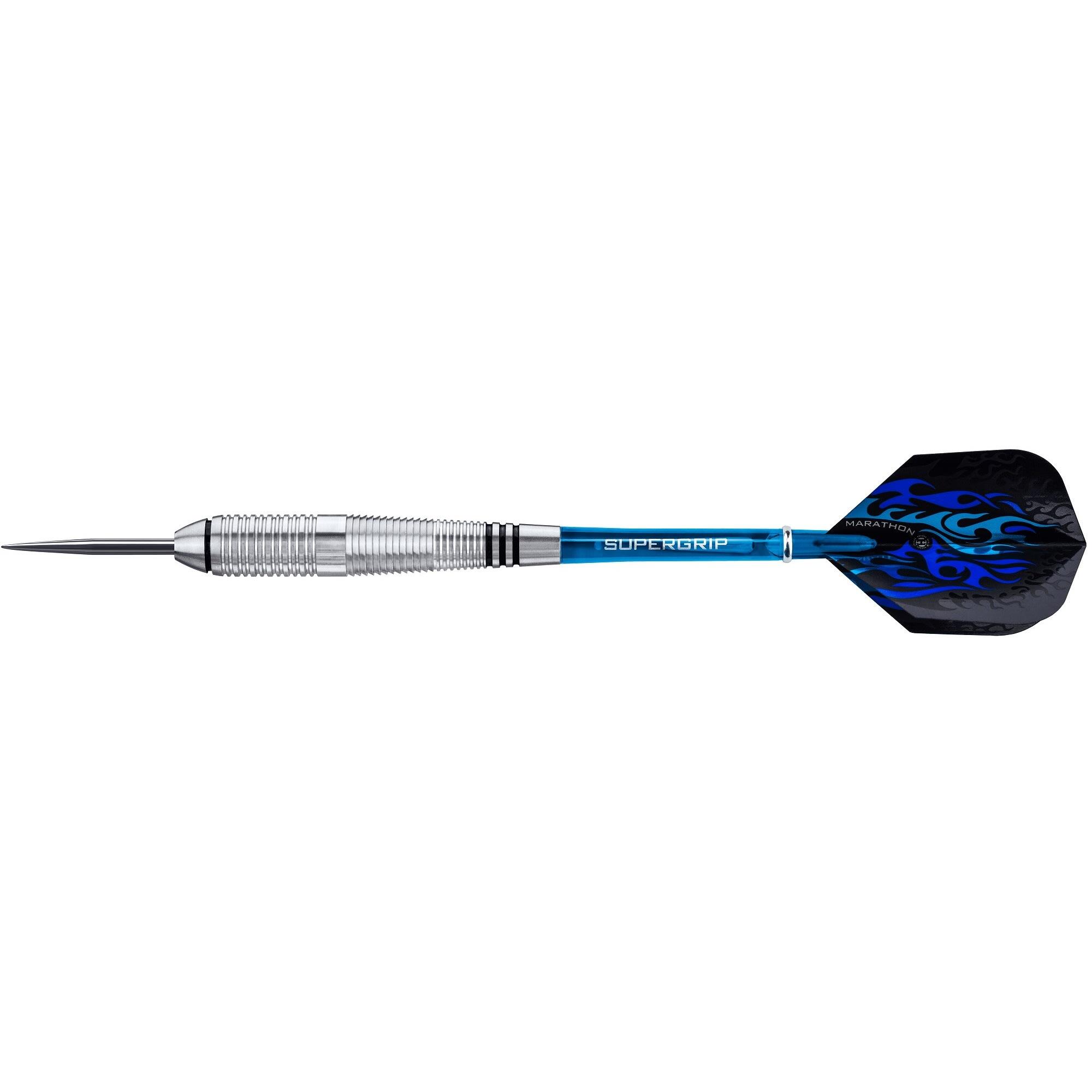 Blaze Inox Steel Darts (Silver/Blue) 4/4