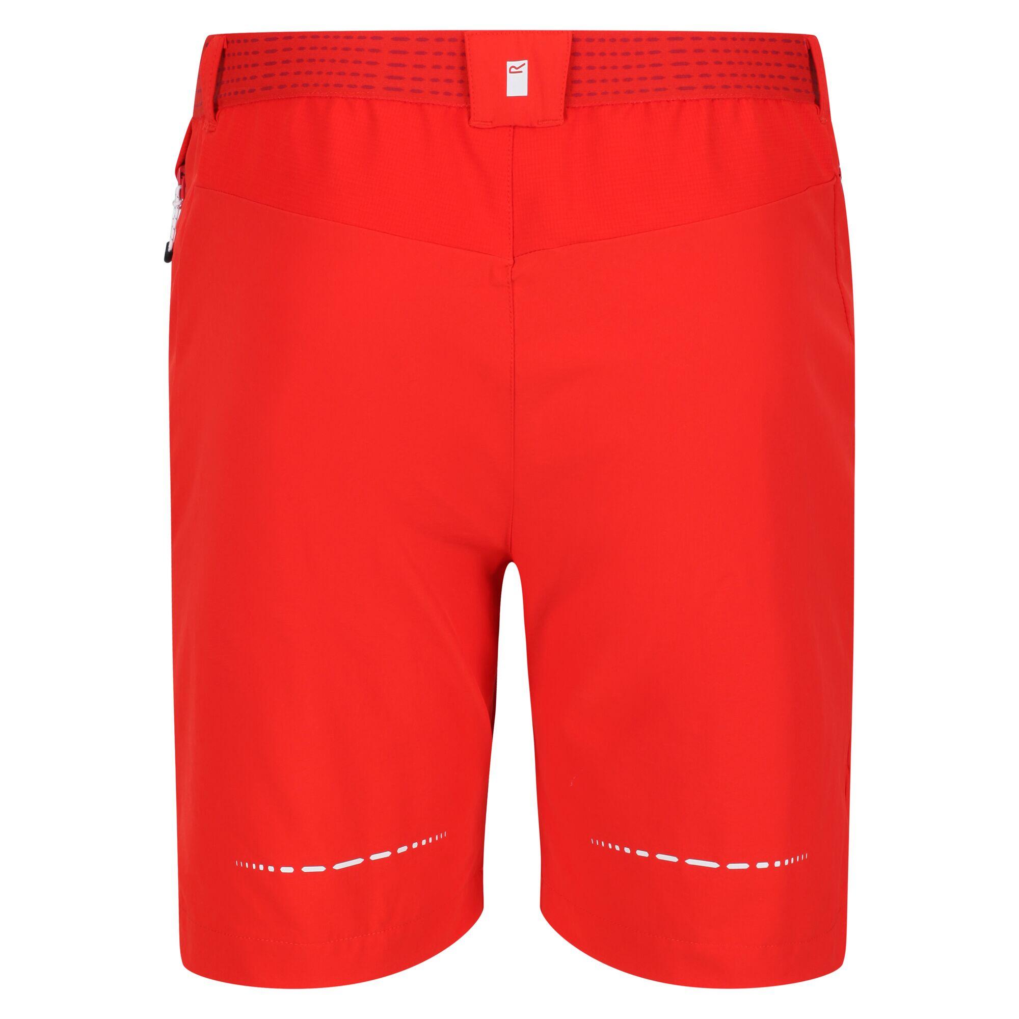 Mens Mountain II Shorts (Fiery Red) 2/5