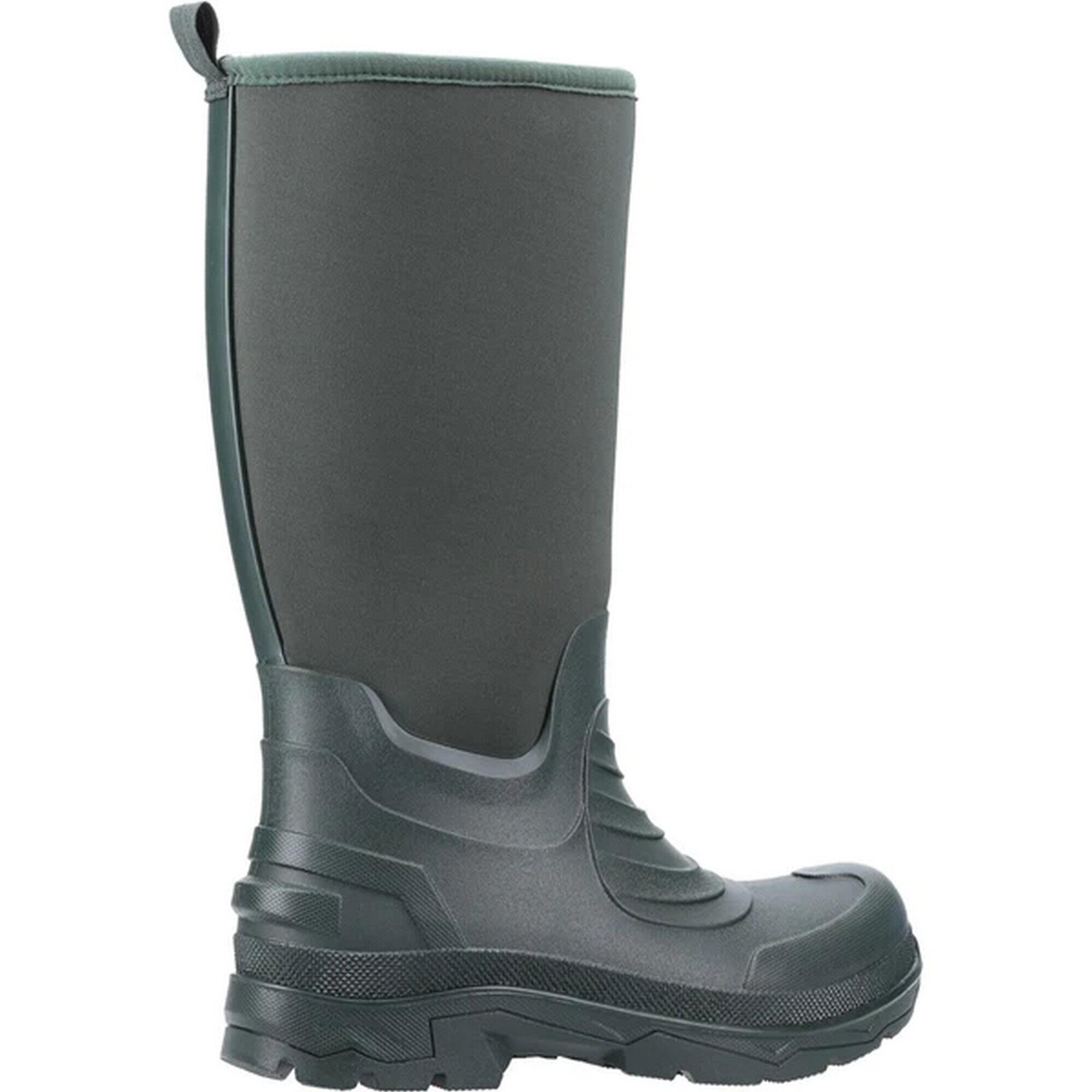 Unisex Adult Kenwood Neoprene Wellington Boots (Green) 2/5