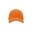 Action 6 Panel Chino Baseball Cap (Pack of 2) (Orange)