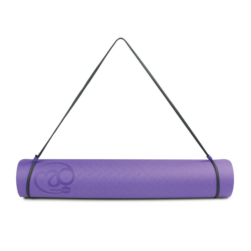 FITNESS-MAD Evolution Yoga Mat (Purple/Grey)