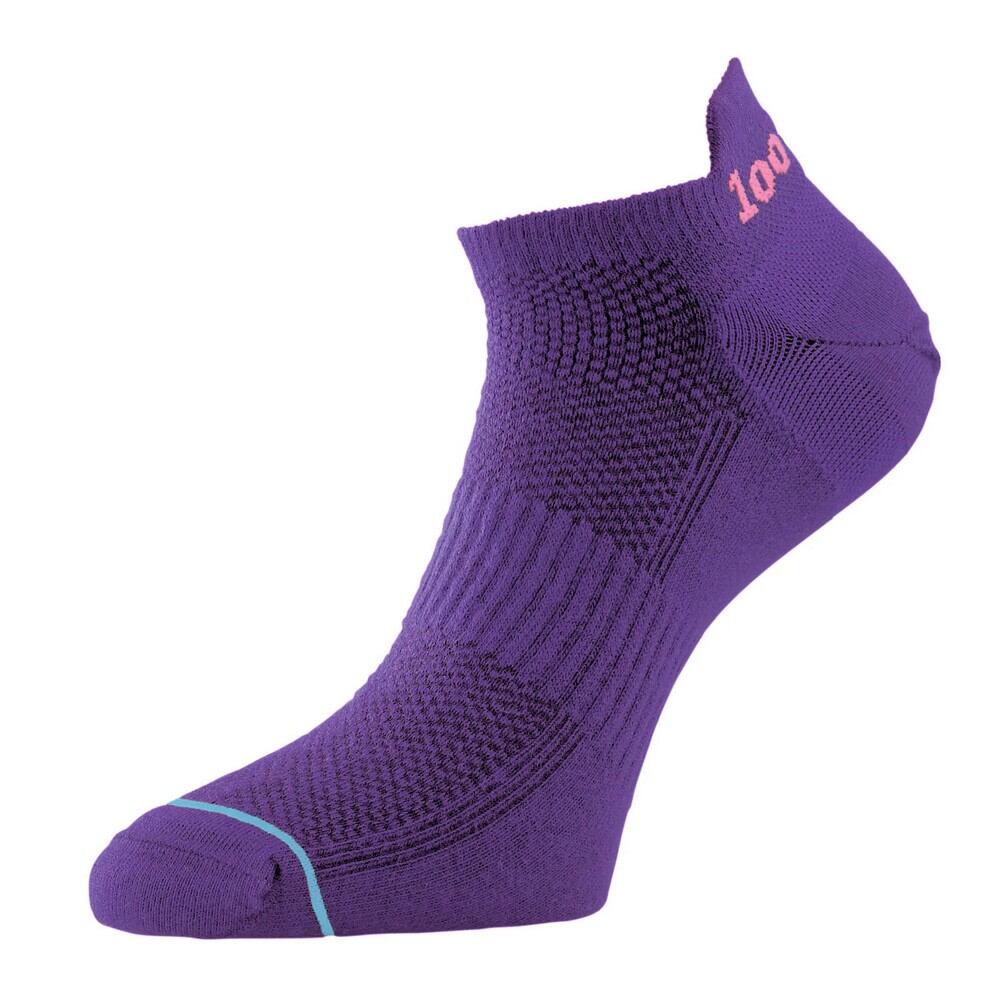 1000 MILE Womens/Ladies Liner Socks (Purple/Pink)