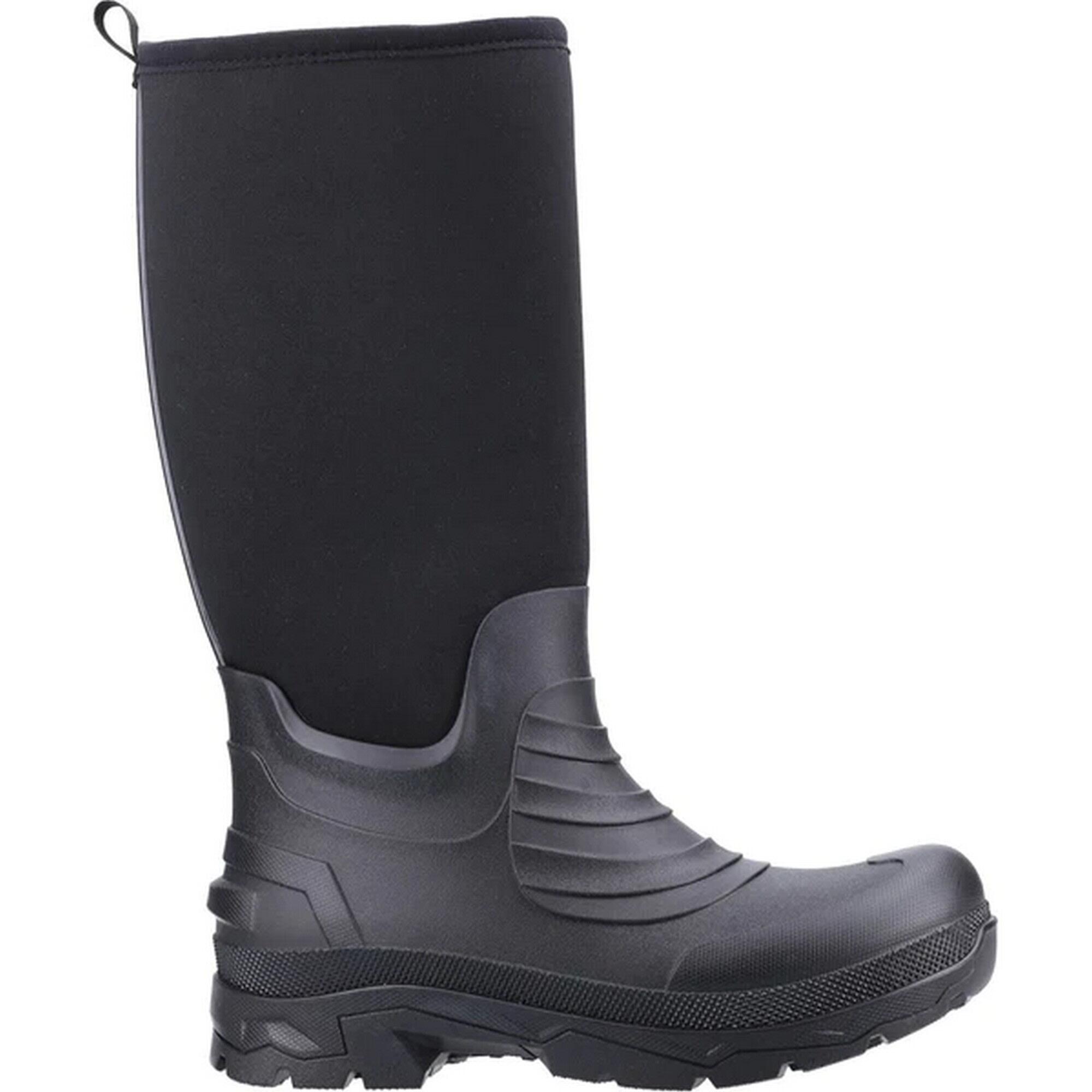 Unisex Adult Kenwood Neoprene Wellington Boots (Black) 3/5