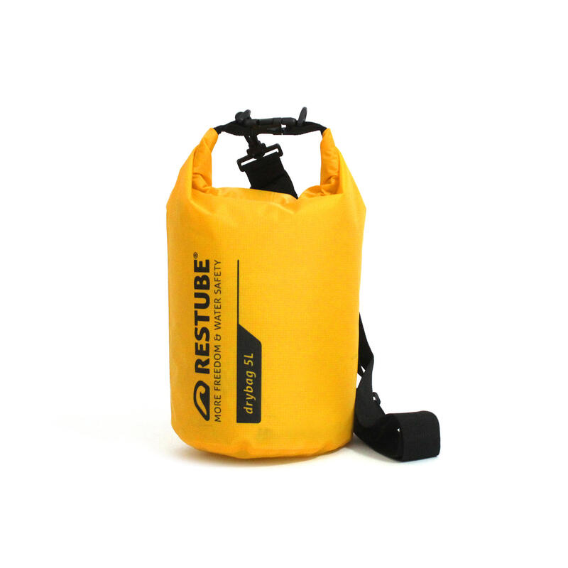 Wodoodporna torba RESTUBE Drybag 20 l z paskiem na ramię, żółta