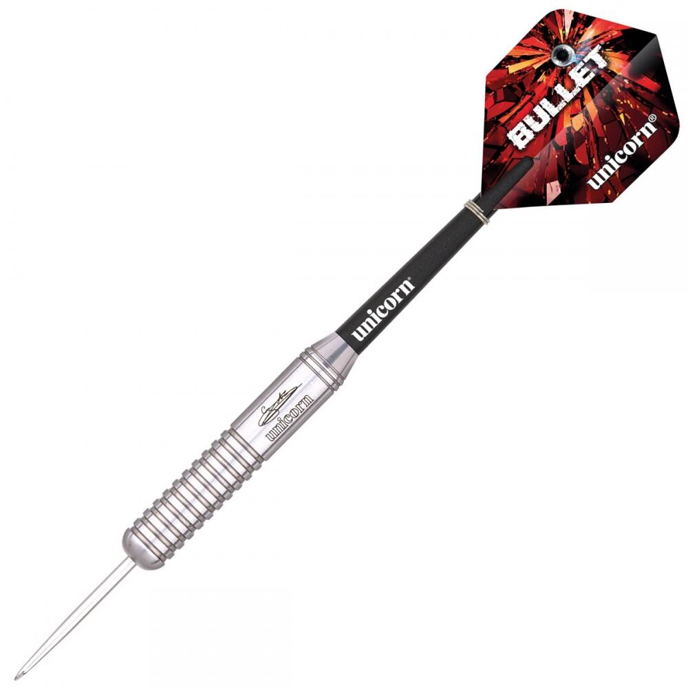 UNICORN Gary Anderson Bullet Darts (Silver/Black/Red)