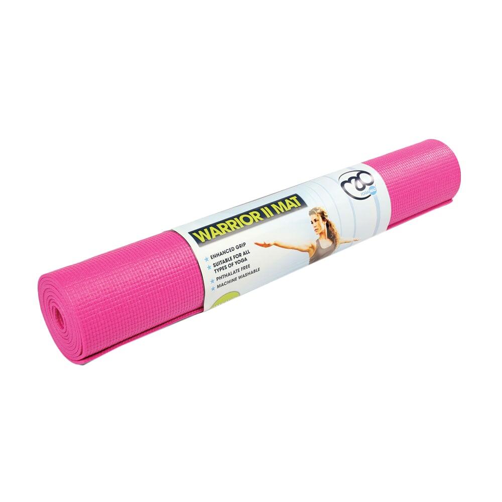 FITNESS-MAD Warrior II Yoga Mat (Hot Pink)