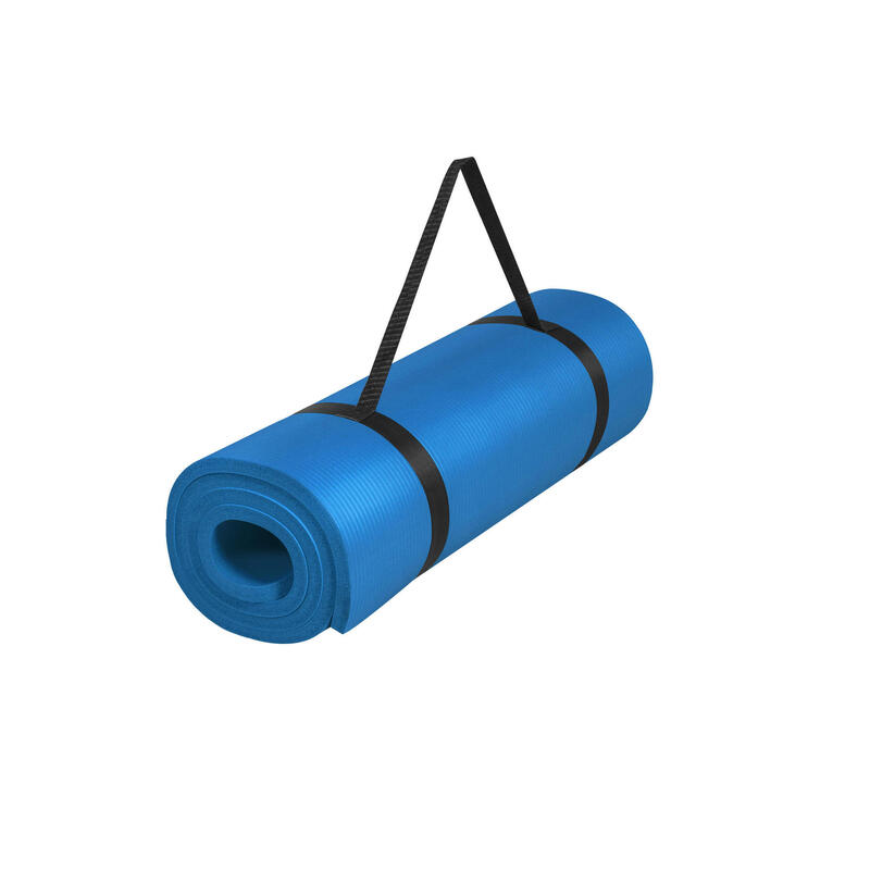 Esterilla Yoga Pilates Gorilla Sports Azul Regio 190cm x 60cm x1,5Cm