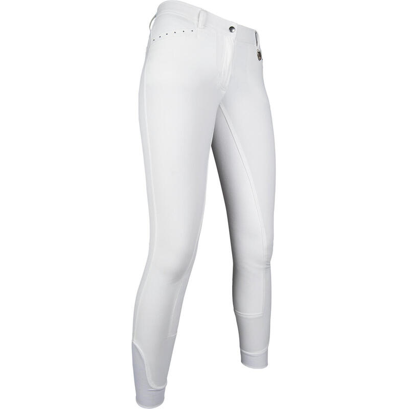 Damen reithose Limoni PAM horse 3/4 Alos Besatz weiß