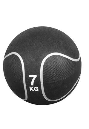 MEDECINE BALL CAOUTCHOUC NOIR ET GRIS | MUSCULATION | AU CHOIX DE 1KG À 10KG