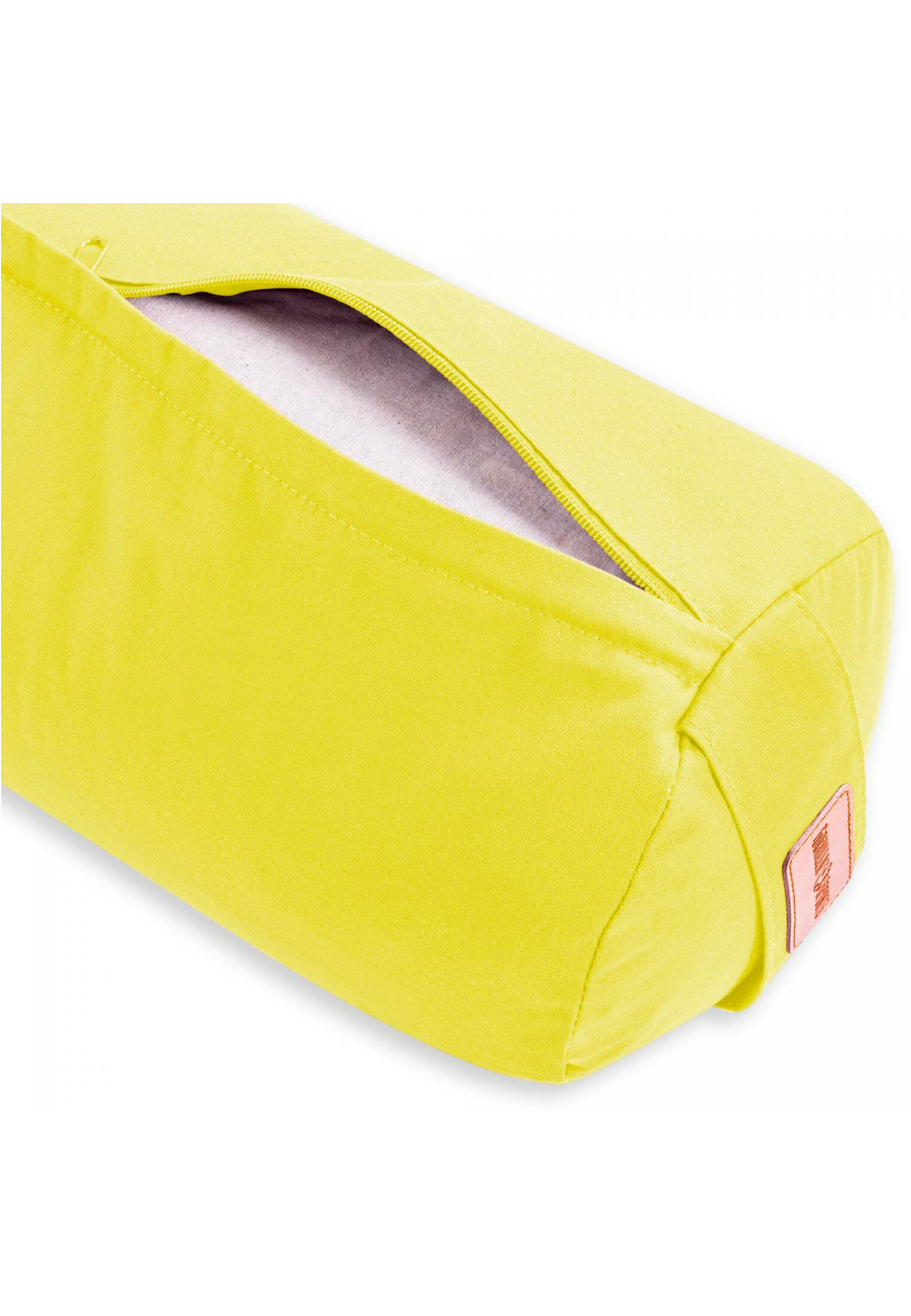 Gorilla Sports Yoga Bolster - Geel - 65 x 20 cm - Yoga kussen - Rond 5/7