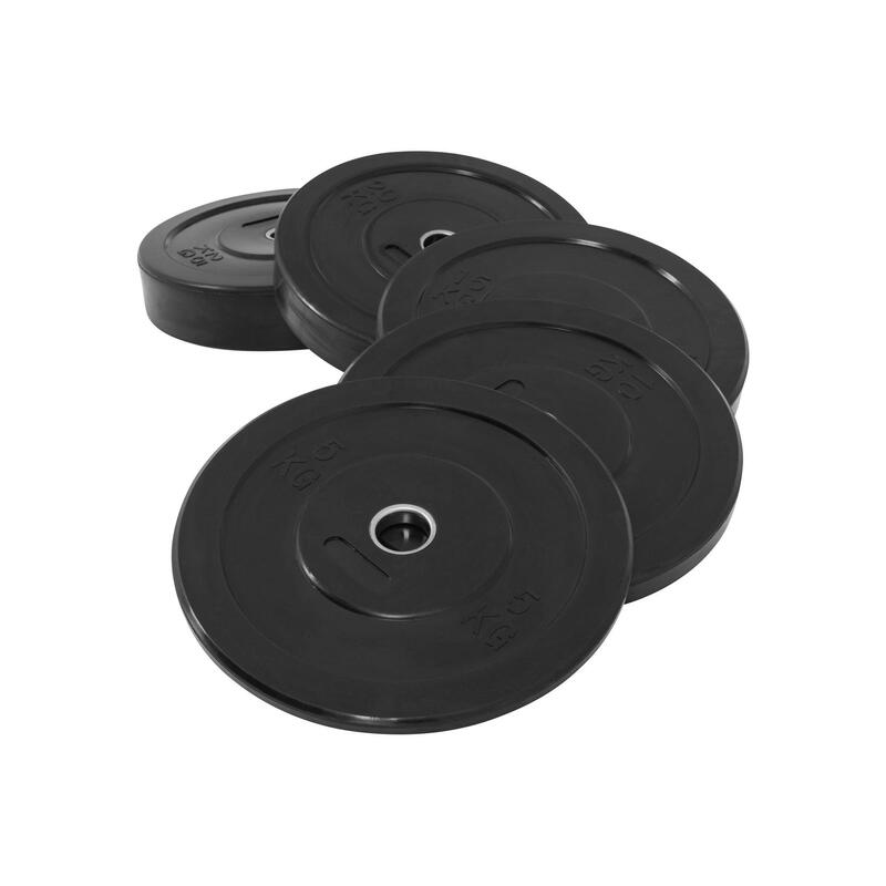 Bumper Plate - Halterschijf - 25 kg - Rubber - 50 mm