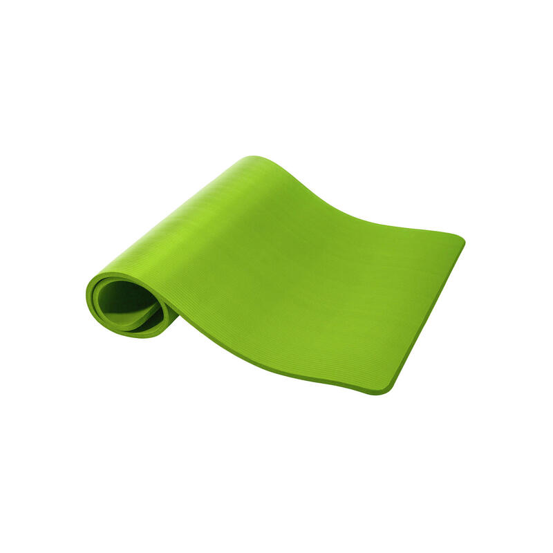 Yogamat Deluxe (190 x 100 x 1,5 cm) - Yoga Mat - limegroen